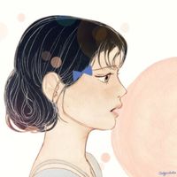 唯美温馨卡通风格微信情侣头像下载