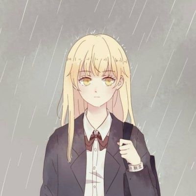 可爱卡通风格微信一男一女情侣头像下载
