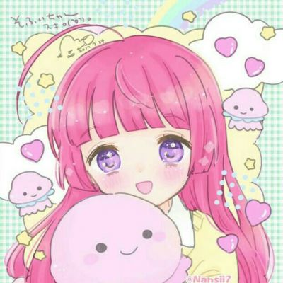 萌萌哒的卡通动漫女生微信头像下载