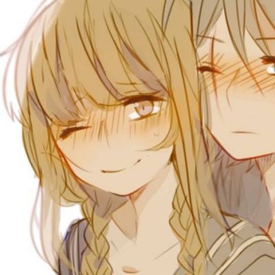 甜美暖心微信二次元情侣头像下载