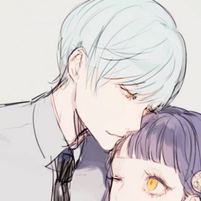 甜美暖心微信二次元情侣头像下载