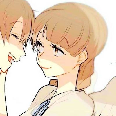 甜美暖心微信二次元情侣头像下载