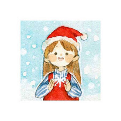 可爱激萌圣诞卡通女生系列微信头像下载