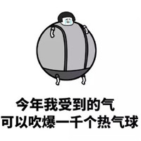 2017年终总结蘑菇头系列微信表情包下载