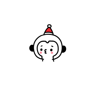 萌萌哒的微信圣诞节卡通头像下载