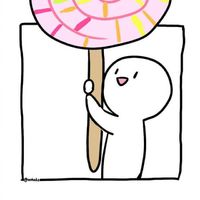 甜美可人微信手绘小人情侣头像下载