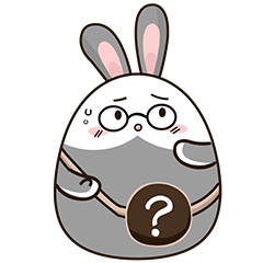 萌萌哒的小灰兔微信恶搞动态表情包下载