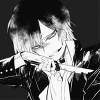 暗黑病态风格微信二次元男生头像下载