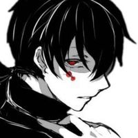 暗黑病态风格微信二次元男生头像下载