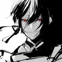 暗黑病态风格微信二次元男生头像下载