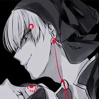 暗黑病态风格微信二次元男生头像下载