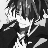 暗黑病态风格微信二次元男生头像下载