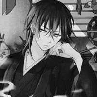 暗黑病态风格微信二次元男生头像下载