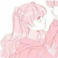 粉色萌系微信二次元卡通情侣头像下载