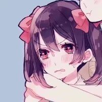 粉色萌系微信二次元卡通情侣头像下载