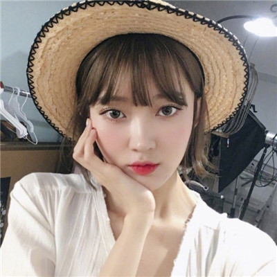 可爱好看微信韩范短发女生头像合集下载