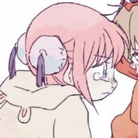 粉色萌系微信二次元卡通情侣头像下载