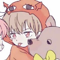 粉色萌系微信二次元卡通情侣头像下载