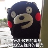 拒收消息熊本熊系列微信恶搞表情包下载