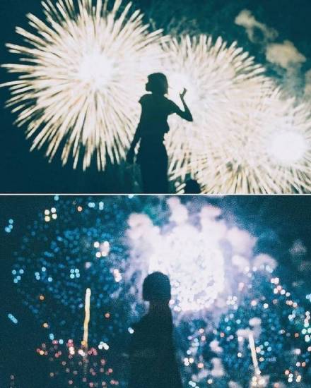2018微信朋友圈烟花主题图片合集下载