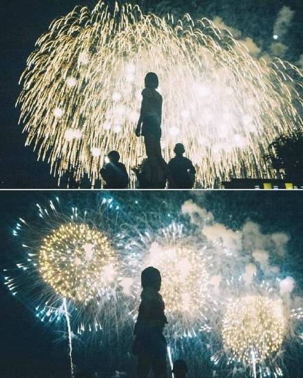 2018微信朋友圈烟花主题图片合集下载