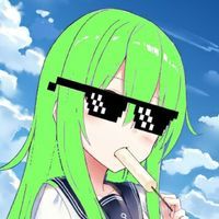 萌萌哒的微信绿发卡通软妹子头像合集下载