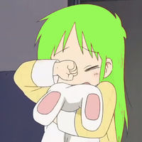 萌萌哒的微信绿发卡通软妹子头像合集下载