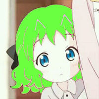 萌萌哒的微信绿发卡通软妹子头像合集下载