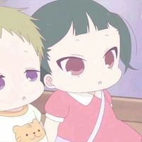 可爱俏皮的微信卡通萌娃系列情侣头像合集下载