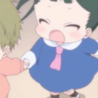 可爱俏皮的微信卡通萌娃系列情侣头像合集下载