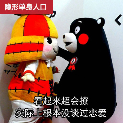 可爱搞笑微信人口分类熊本熊表情包合集下载