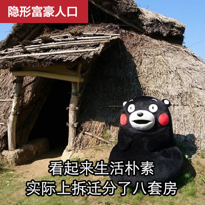 可爱搞笑微信人口分类熊本熊表情包合集下载