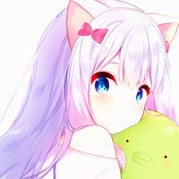 可爱粉色系微信二次元软妹子头像合集下载