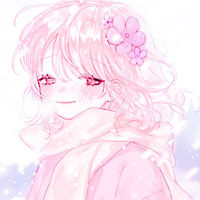 可爱粉色系微信二次元软妹子头像合集下载