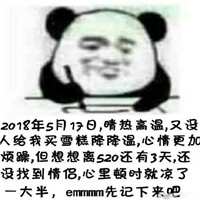 2018微信最新520记仇熊猫头表情包合集下载