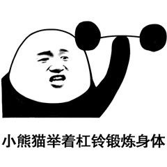 2018微信梳理发型熊猫头表情包合集下载