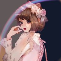 帅气高冷女神范微信卡通二次元女生头像下载
