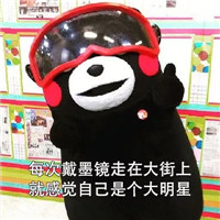 可爱萌萌哒的戏精熊本熊表情包合集下载