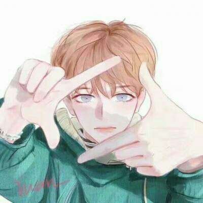 2018微信最新帅气禁欲卡通二次元男神头像合集下载