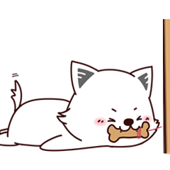 可爱萌萌哒的招财汪微信恶搞动态表情包合集下载