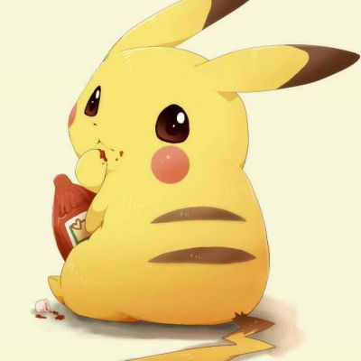可爱萌萌哒皮卡丘微信头像