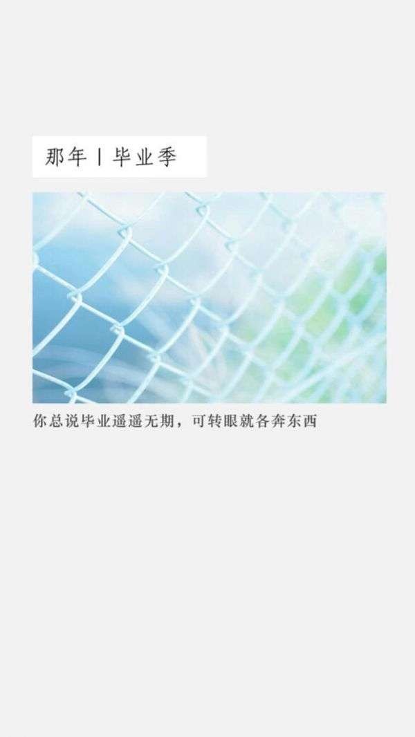 微信毕业季聊天背景