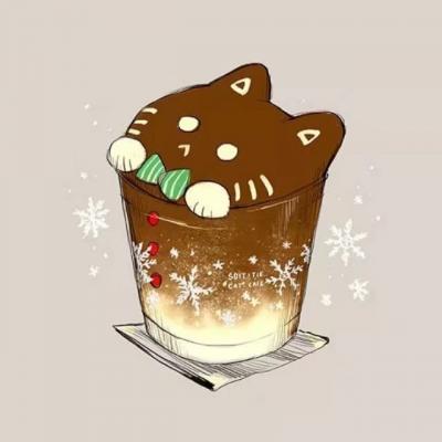 卡通甜点手绘微信头像