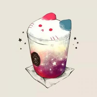 卡通甜点手绘微信头像