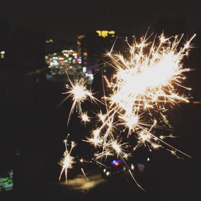 微信唯美烟花头像