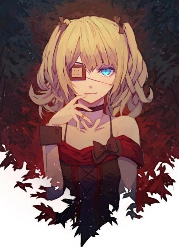 微信二次元黑暗少女图片