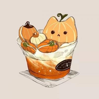 卡通甜点手绘微信头像