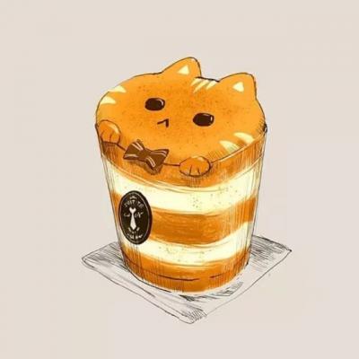 卡通甜点手绘微信头像