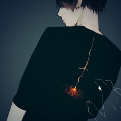 高冷二次元手绘男生头像