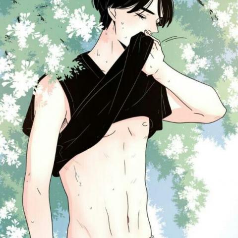 高冷二次元手绘男生头像